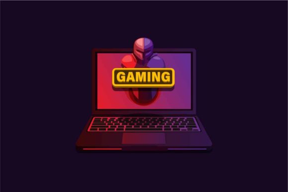 Elevate Your Experience with a Gradient Light and Knight Gaming Laptop