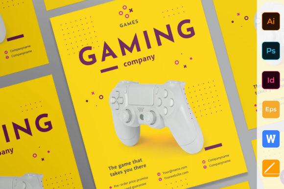 Elevate Your Gaming Brand with Professional Poster Templates