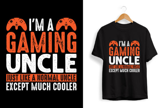 Gaming Uncle T-Shirt Design