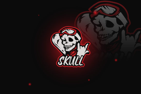 Skull Logo Design for E-Sport Gaming Identity