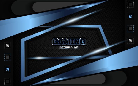 The Value of a Futuristic Light Blue Gaming Background in Modern Digital Design